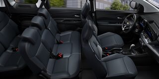 Interior del Chevrolet Spin 2026 con asientos confortables y amplio espacio, ideal para viajes familiares con máxima comodidad.