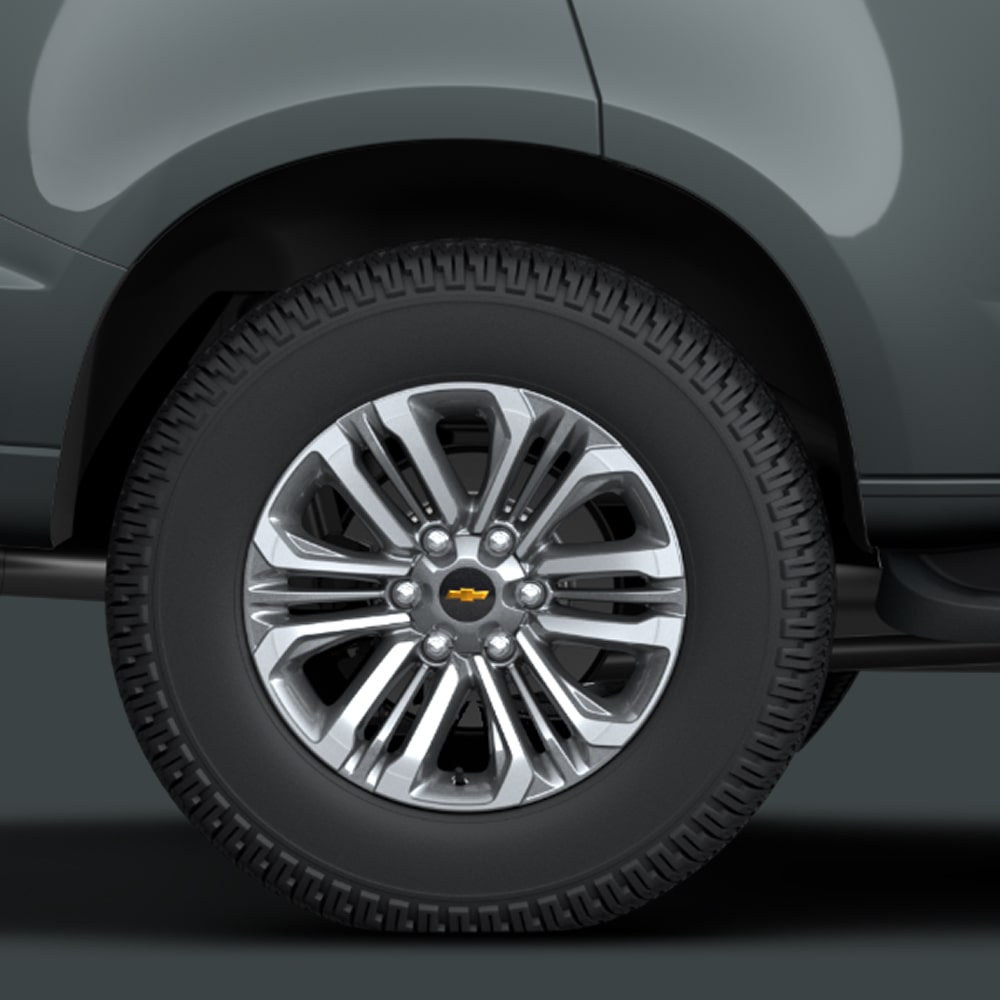 Llantas de aluminio de 18" de la Chevrolet Trailblazer.