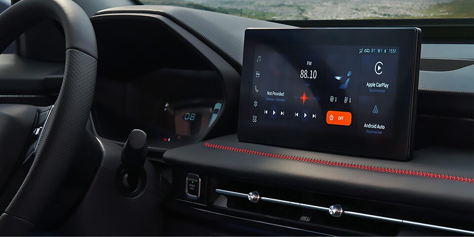Panel multimedia a bordo de la Chevrolet Groove