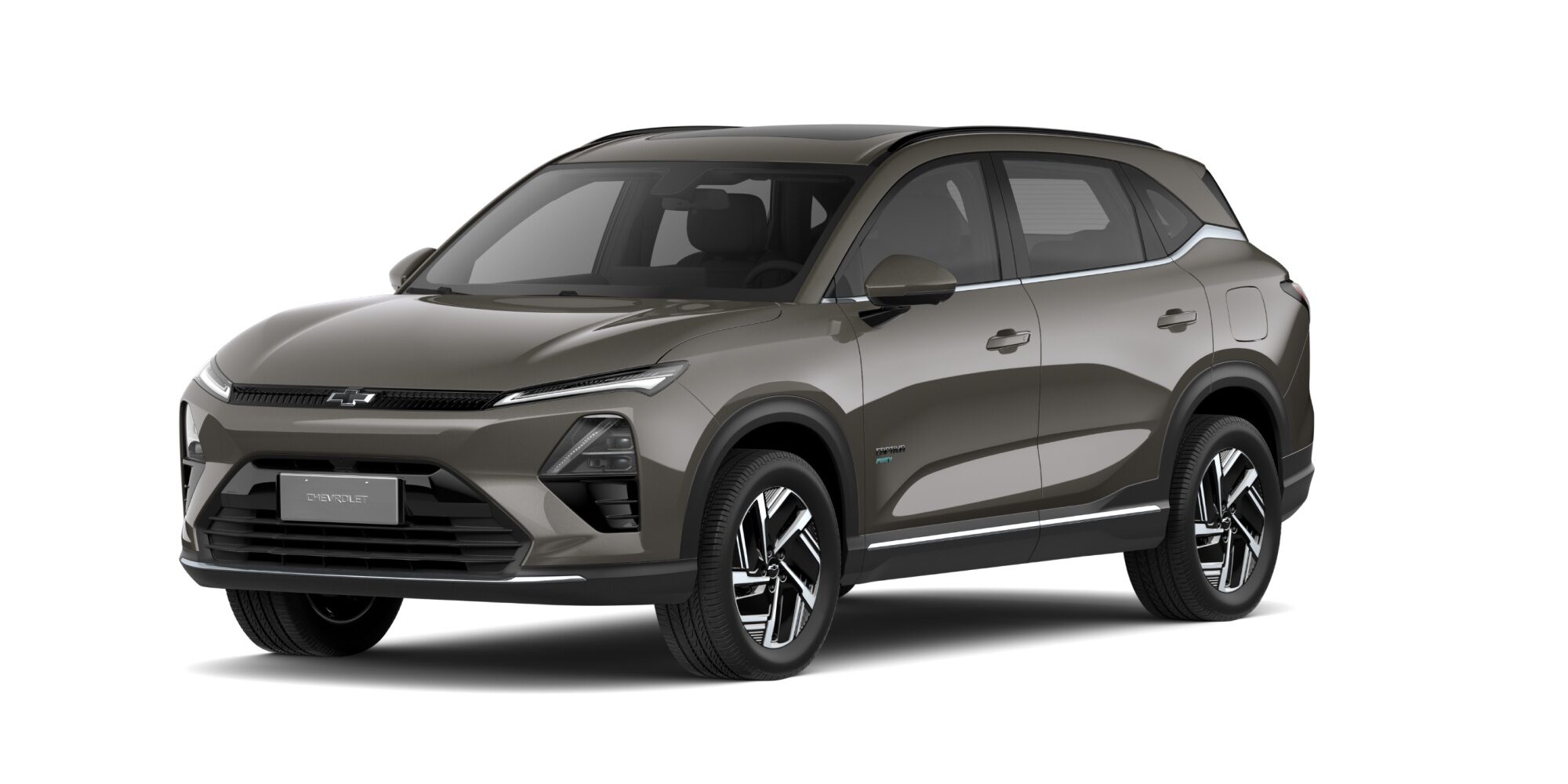 Chevrolet Captiva PHEV en color gris intenso.