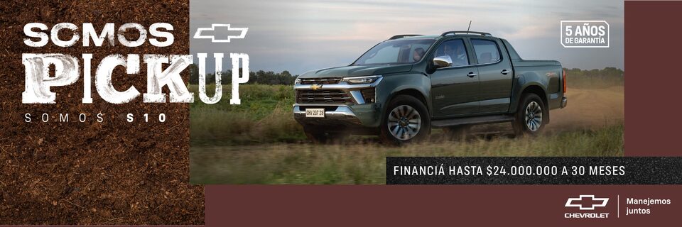 Chevrolet Argentina - S10 condiciones comerciales Mayo 2025 