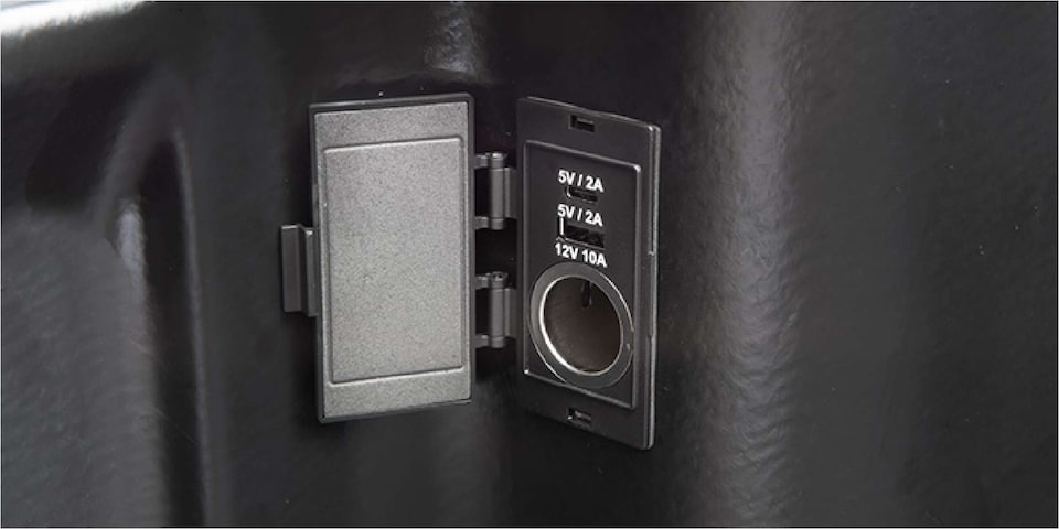 Chevrolet Montana Accesorios Tecnología Toma corriente de 12 v