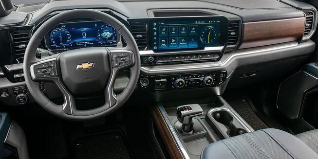 Chevrolet Silverado Z71 - Vista de compartimento asientos