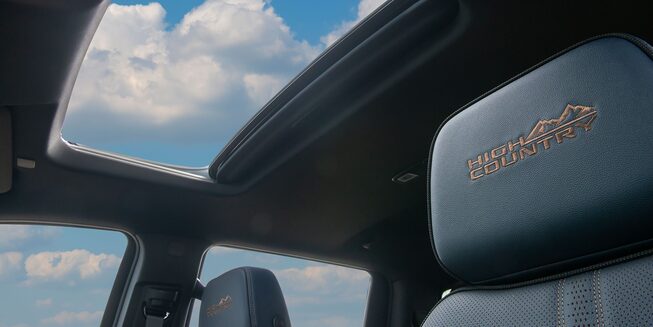 Chevrolet Silverado Z71 - Vista de compartimento asientos