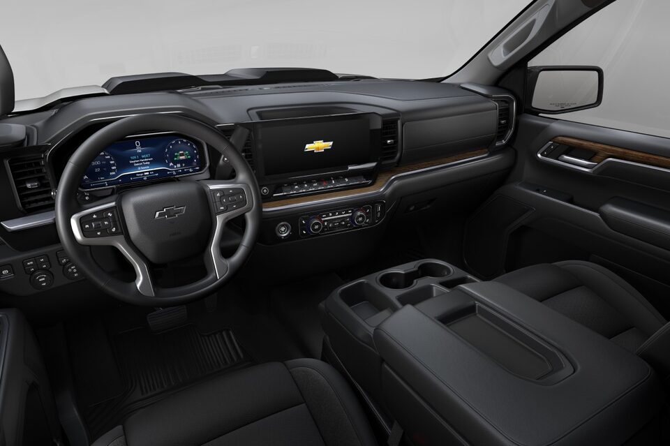 Chevrolet Silverado High Country - vista de la parte delantera interior del vehículo