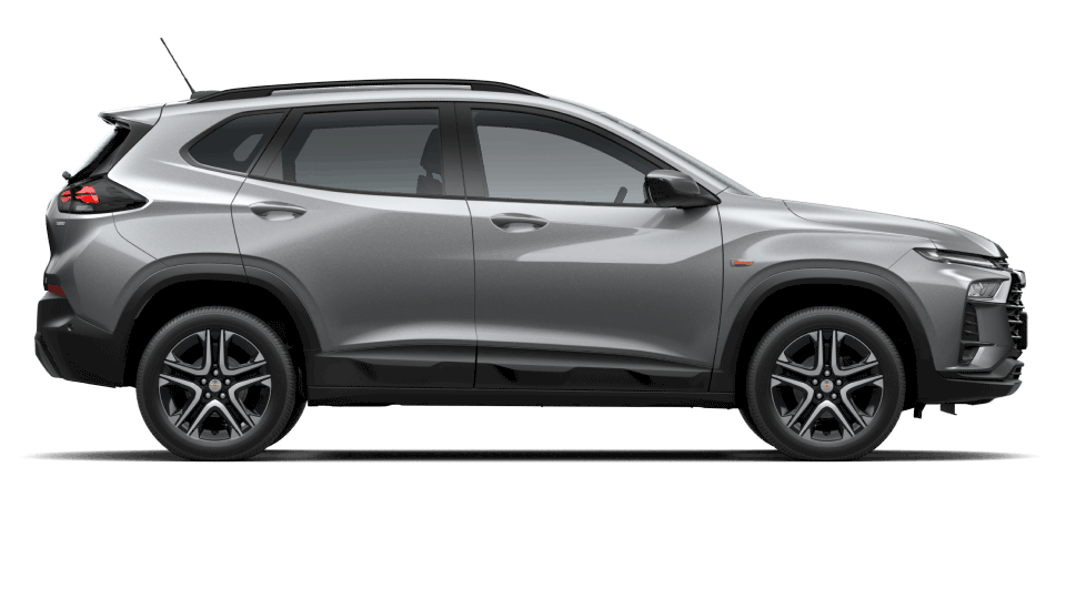 Vista laretal del Chevrolet Tracker