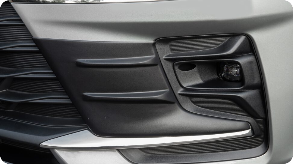 Imagem do aplique frontal do para-choque da linha de acessórios originais Chevrolet.