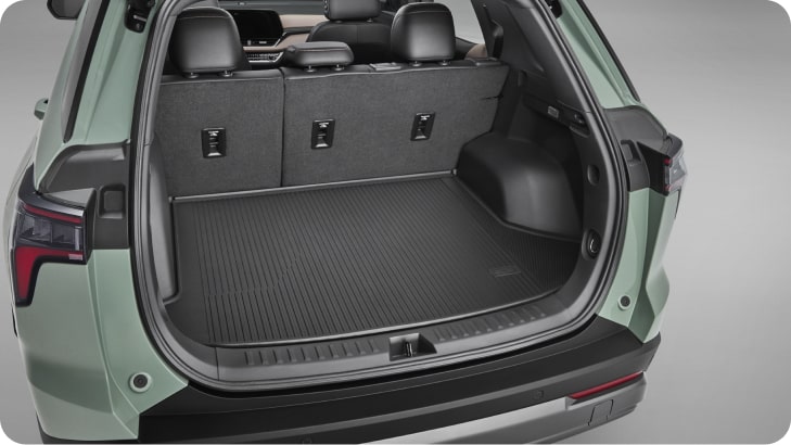 Tapete de bandeja de porta-malas integrado com logo Chevrolet