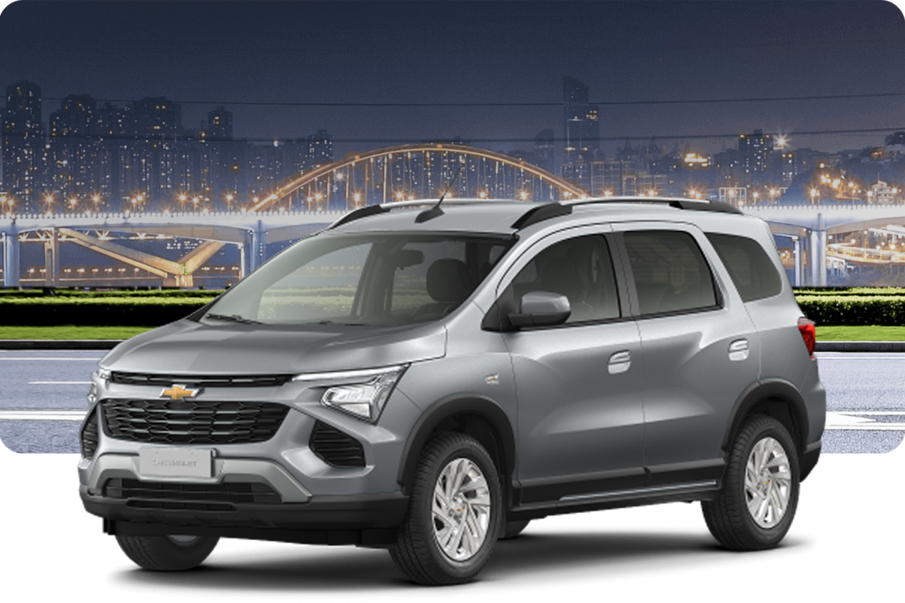 Chevrolet Spin 2026 LT MT gris, SUV ideal para familias, destaca por su economía y amplio espacio interior para cada viaje.
