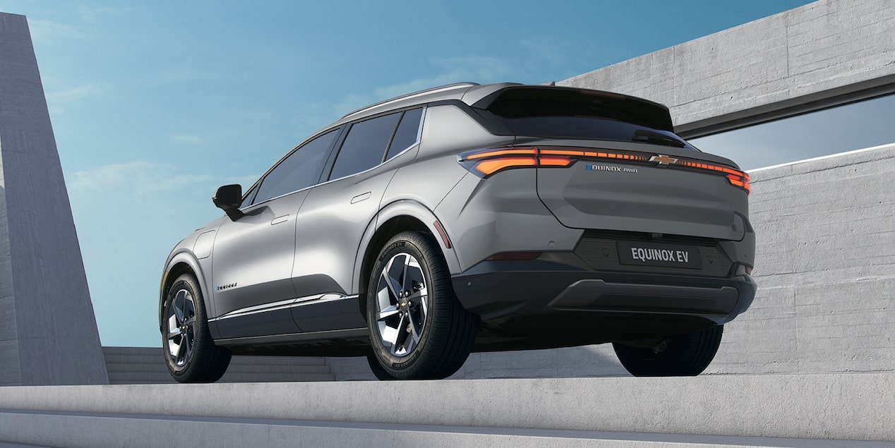 Imagem mostrando o design de um Equinox EV