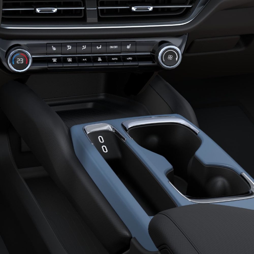 Interior do Equinox EV da Chevrolet Brasil