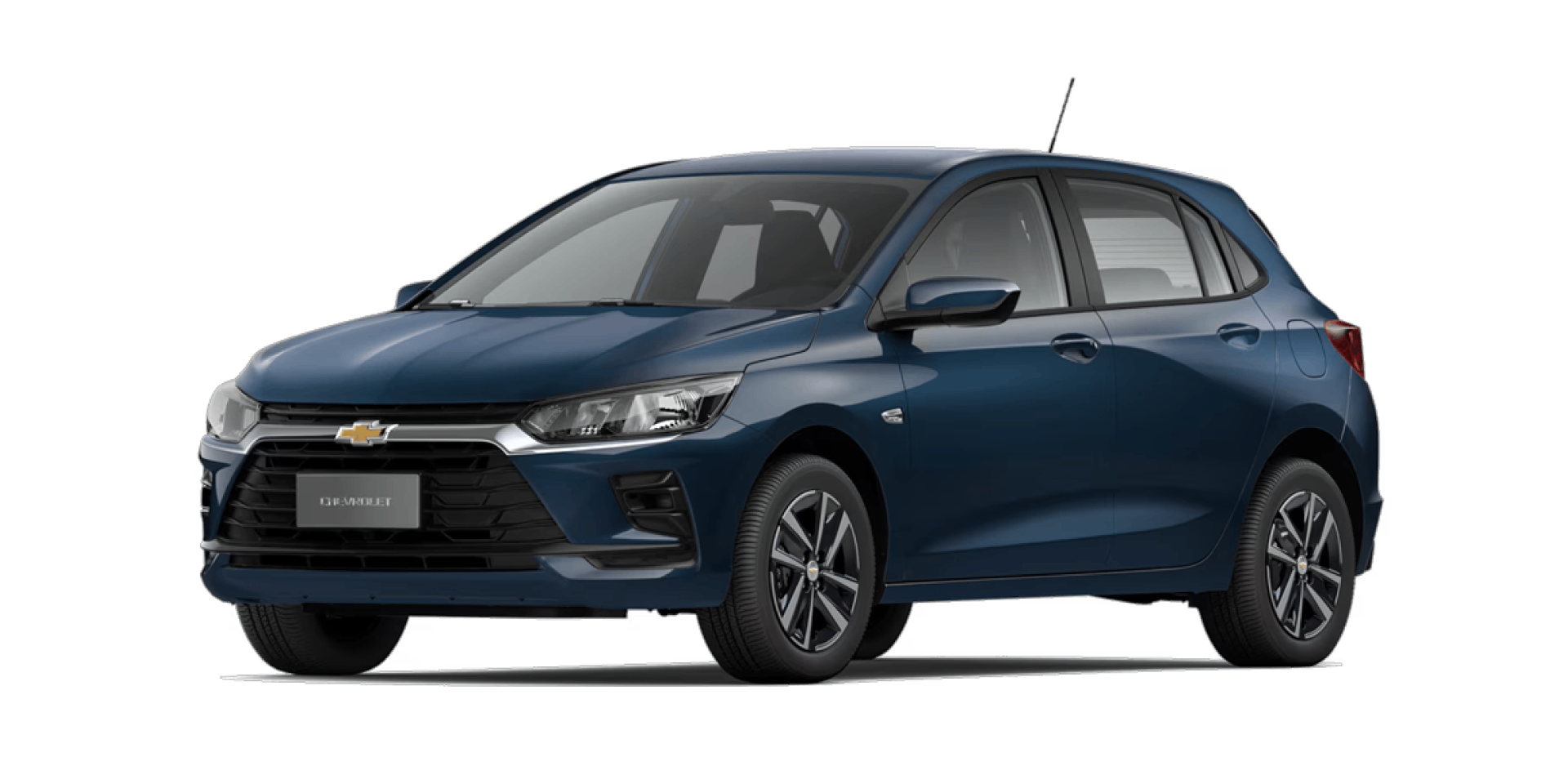 Onix da Chevrolet na cor azul boreal