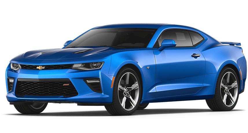 Chevrolet Camaro - Exterior azul de tu carro de carrera