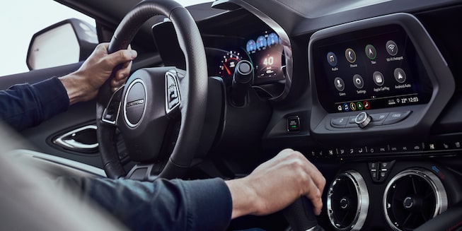 Vista interior Chevrolet Camaro
