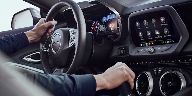 Vista interior Chevrolet Camaro