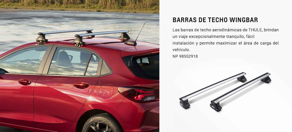 Chevrolet Onix Turbo Accesorios - Barras de Techo de tu Hatchback 