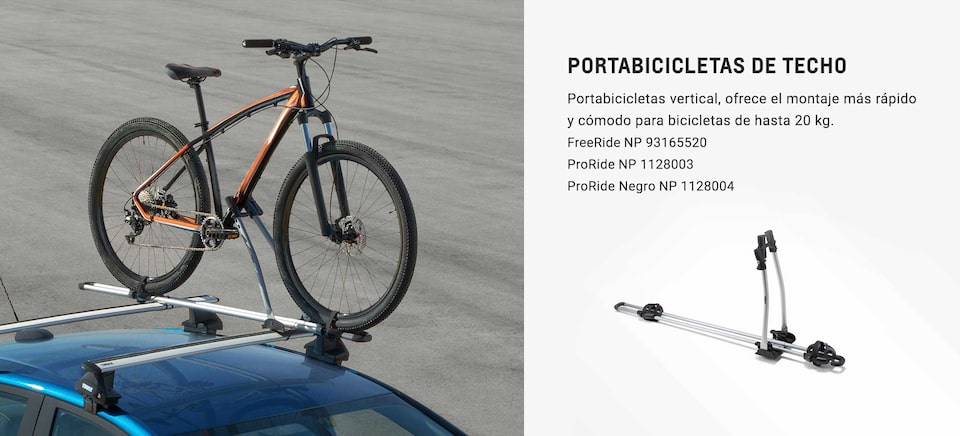 Chevrolet Onix Turbo Accesorios -  Portabicicletas de techo de tu Hatchback