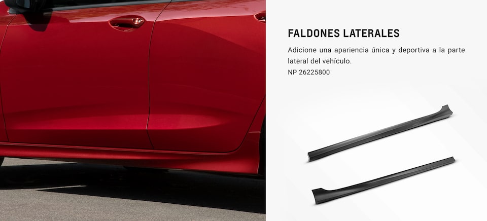Chevrolet Nuevo Onix Turbo Accesorios - Faldones Laterales de tu Hatchback 