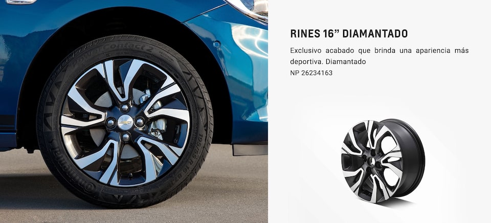 Chevrolet Nuevo Onix Turbo Accesorios - Rines Diamantados de tu Hatchback 