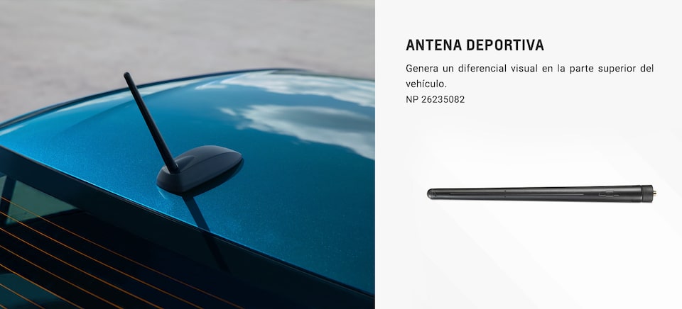 Chevrolet Nuevo Onix Turbo Accesorios - Antena Deportiva de tu Hatchback 