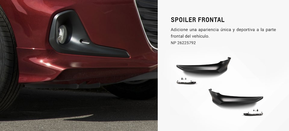 Chevrolet Nuevo Onix Turbo Accesorios - Spoiler Frontal de tu Hatchback 