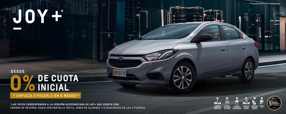 Chevrolet Joy Sedán - Promocion Noviembre