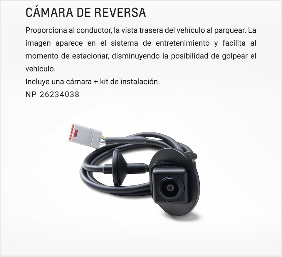 Chevrolet Onix Turbo Accesorios Tecnologia - Camara de Reversa de tu Carro Familiar Descripcion