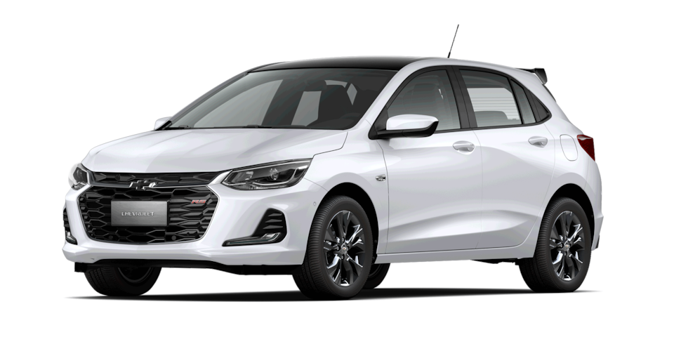 Conoce el Chevrolet Onix Turbo HB color blanco