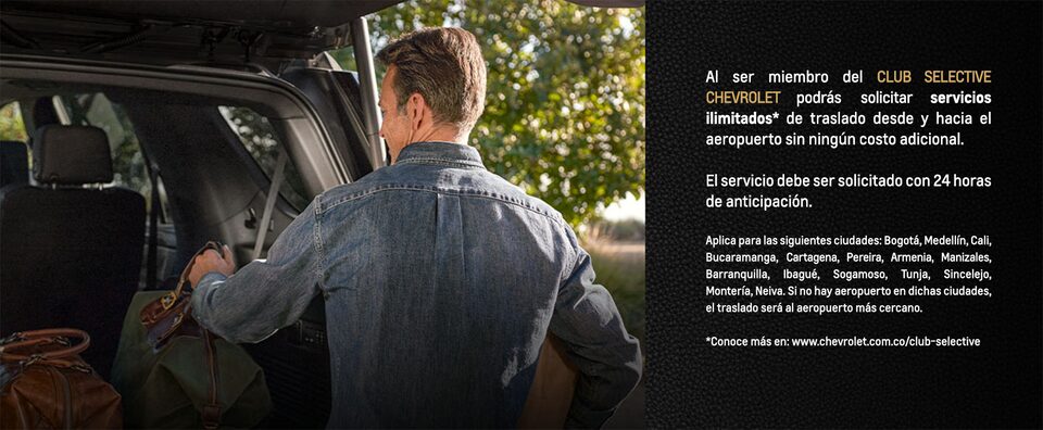Conoce los beneficios en traslados al aeropuerto por pertenecer a Club Selective Chevrolet