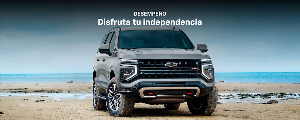 Chevrolet Tahoe 2025 destacando su desempeño en todo terreno para disfrutar tu independencia y aventura