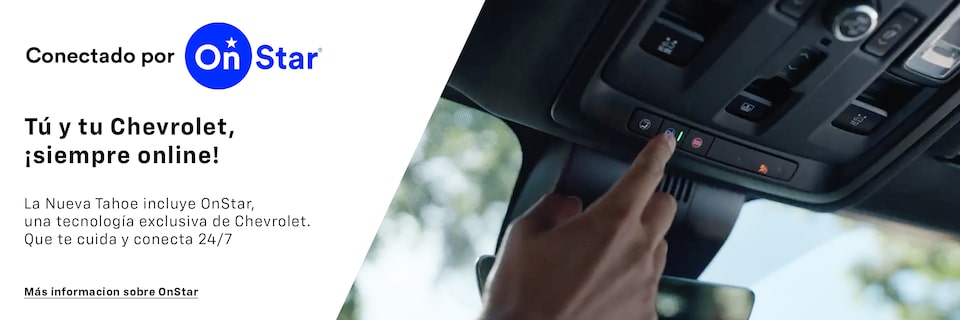 Tecnología OnStar de la Chevrolet Tahoe 2025 para asistencia y conectividad online 24/7