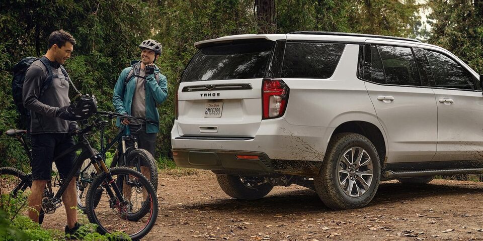 Disfruta la vida al aire libre en tu camioneta Chevrolet Tahoe