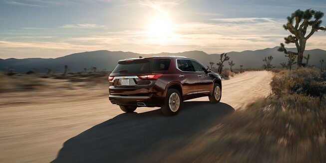 Chevrolet Colombia - Vista trasera y exterior de tu camioneta Traverse