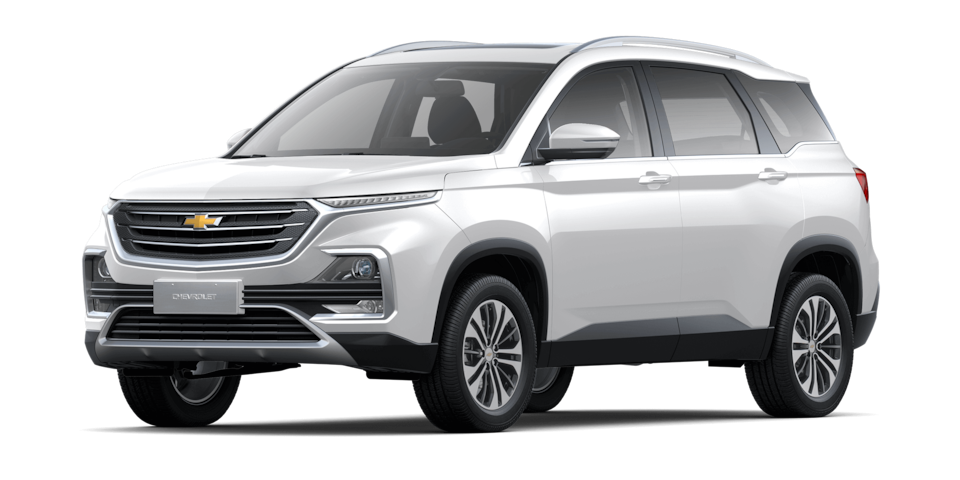 Conoce la camioneta Chevrolet Captiva Turbo color blanco