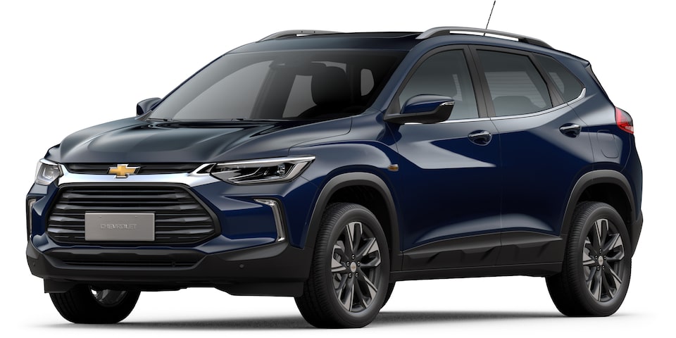 Elige tu camioneta Chevrolet Tracker Turbo en color azul