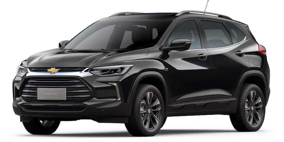 Elige tu camioneta Chevrolet Tracker Turbo en color negro
