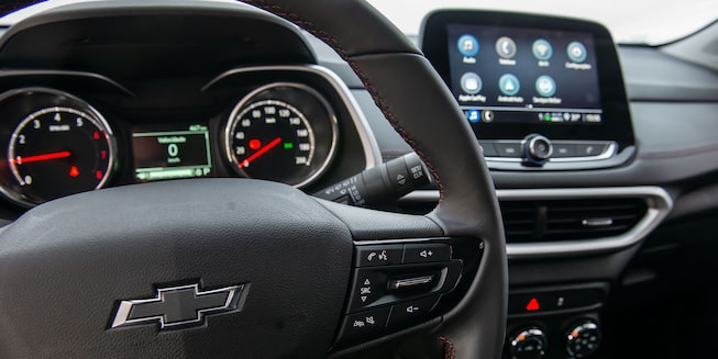Tablero de la Chevrolet Tracker RS