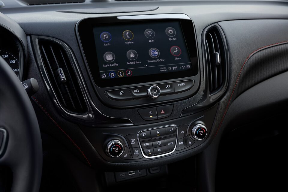 Conoce la pantalla del Chevrolet Equinox RS