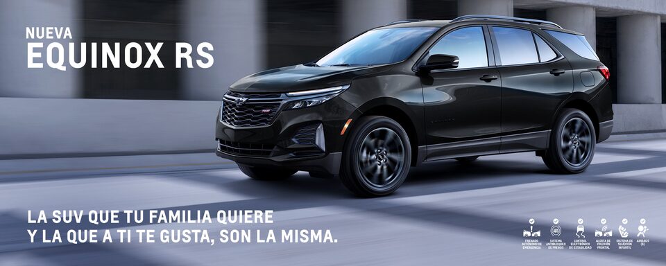 Chevrolet Equinox RS la SUV que tu familia quiere y la que a ti te gusta
