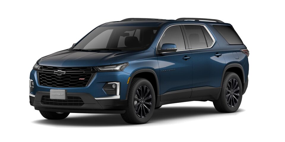 Elije tu Chevrolet Traverse azul