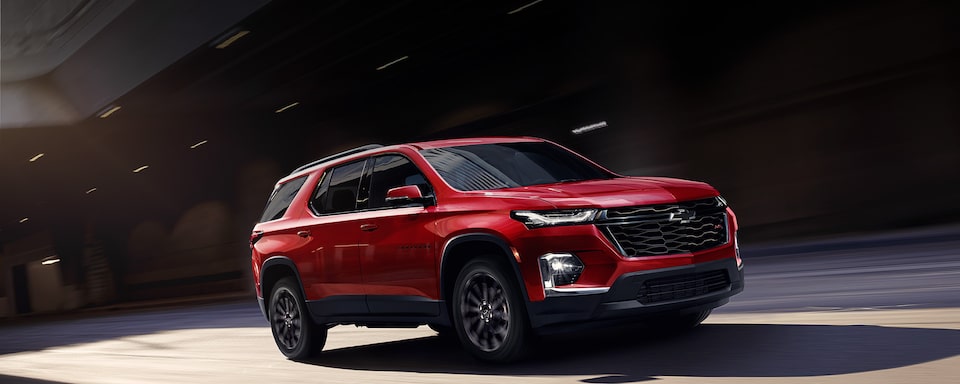 Disfruta de la performance de Chevrolet Traverse RS con su potente motor