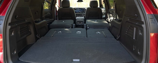 Chevrolet Traverse - Capacidad de carga en el baúl