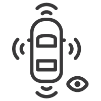 ícono de cámara de retroceso. 