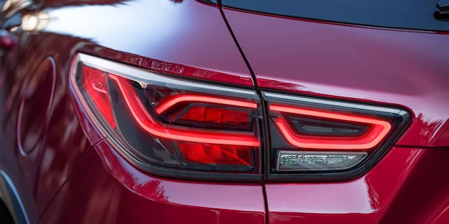 Detalle luz trasero de la camioneta Chevrolet Blazer RS
