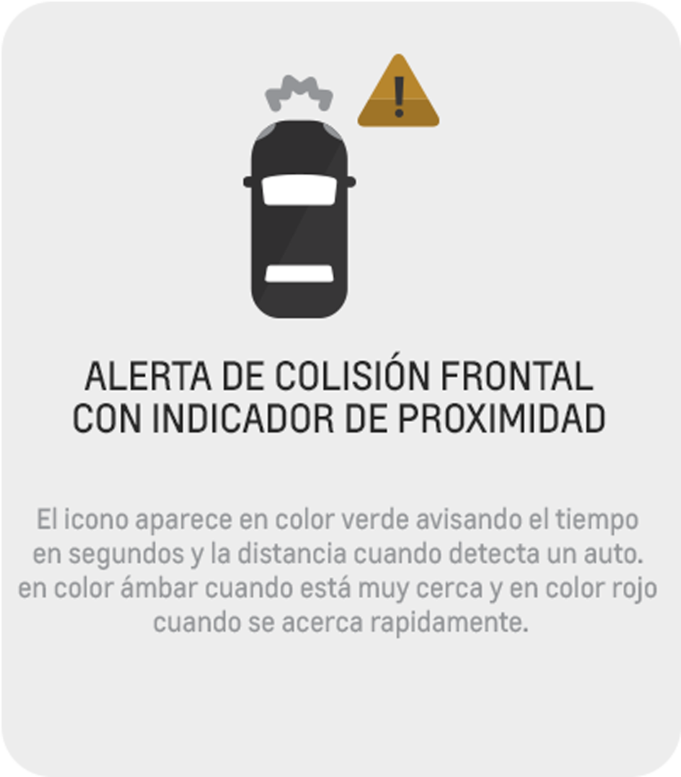 La camioneta Chevrolet Blazer RS cuenta con tecnología de alerta de colisión frontal