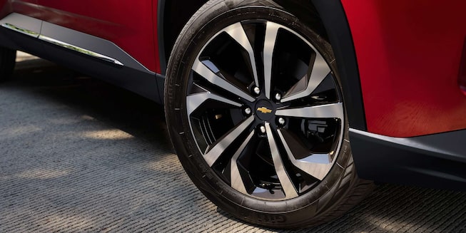 Vista detalle de la llanta Chevrolet Captiva XL