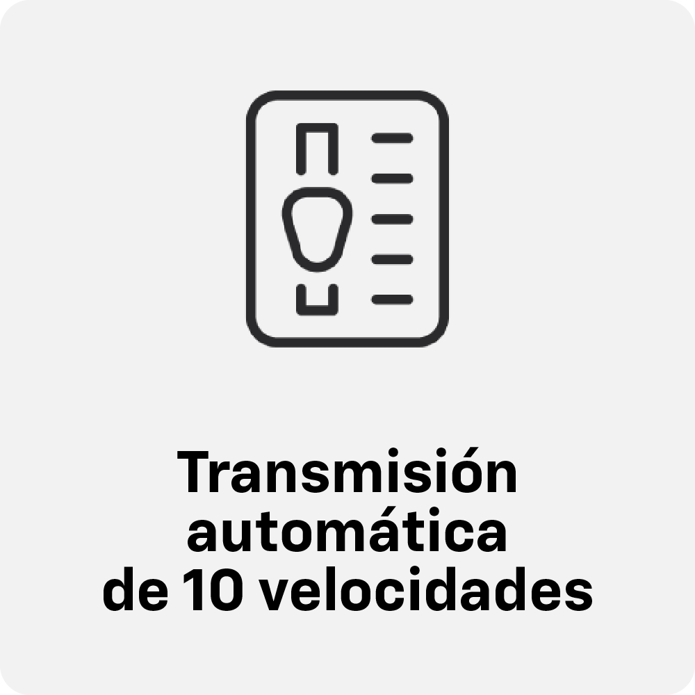 Ícono de transmisión automática.
