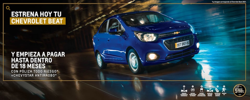 Chevrolet Colombia - Promoción Antirrobo con ChevyStar de tu Beat enero