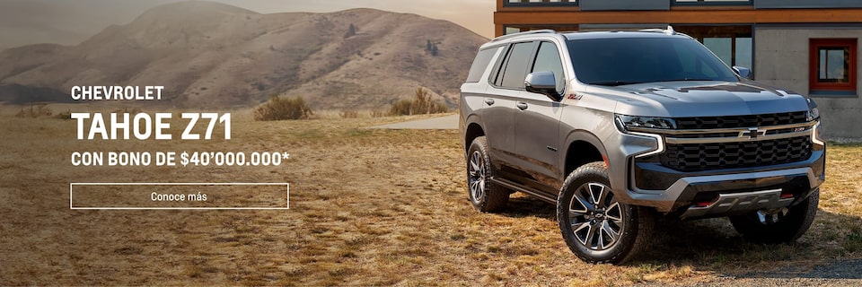 Conoce la oferta exclusiva de Chevrolet y Revista Diners con un bono para la Tahoe Z71