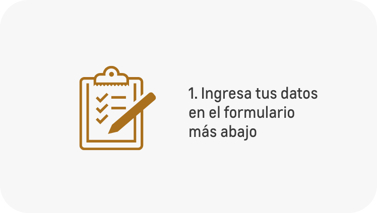 Pasos para reclamar tu bono Chevrolet Diners - Ingresa tus datos